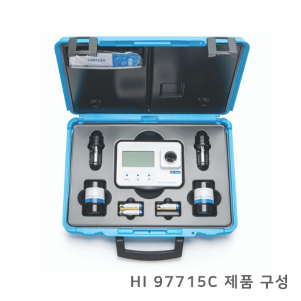 HI 97715 - 암모니아 이온 분석용 비색계 (Medium Range)
