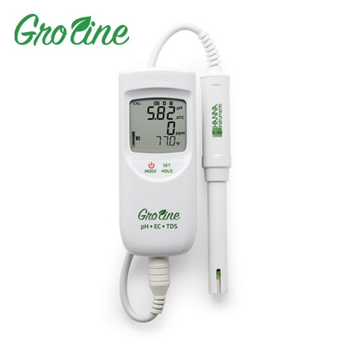 HI 9814 - GroLine pH/EC/TDS/온도 측정기 (농업)