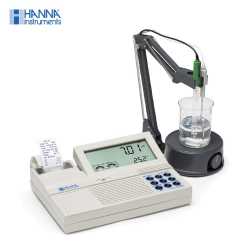 HI 122 - 탁상용 pH 측정기 (프린터 내장형)