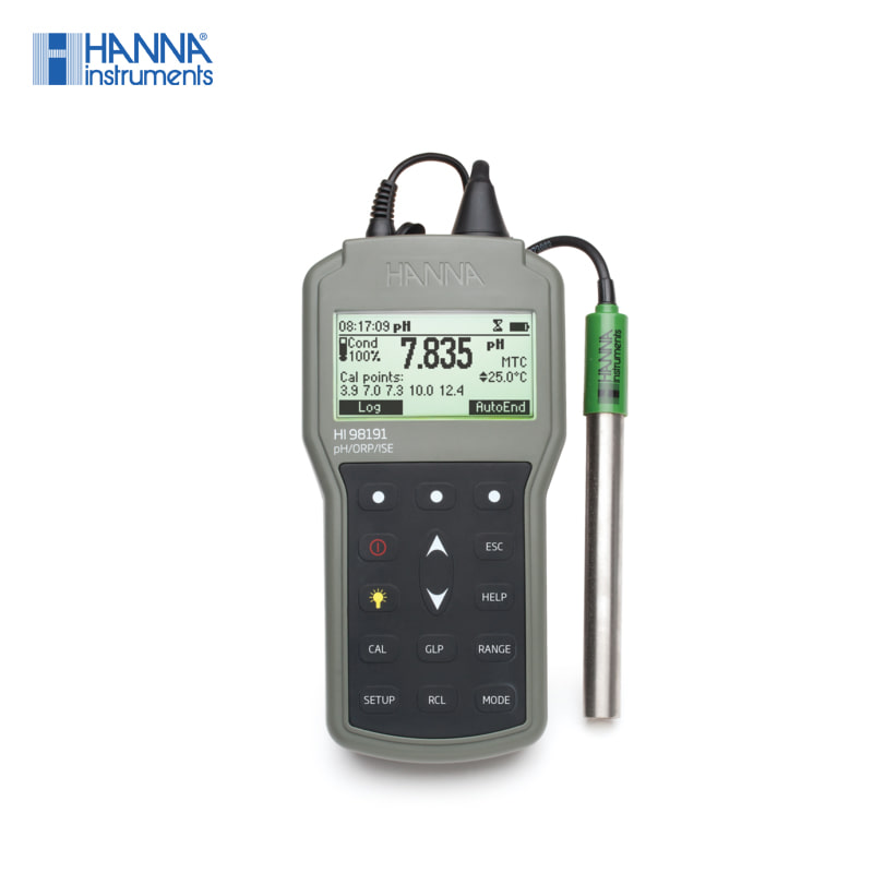 HI 98191 - 휴대용 pH/ORP/ISE 측정기