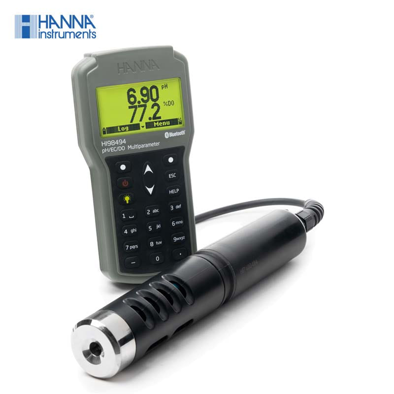 HI 98494 - Bluetooth®/pH/ORP/EC/TDS/Salinity/DO/온도