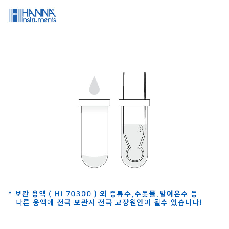 HI 12923 - 토양 pH전극 (Quick DIN)