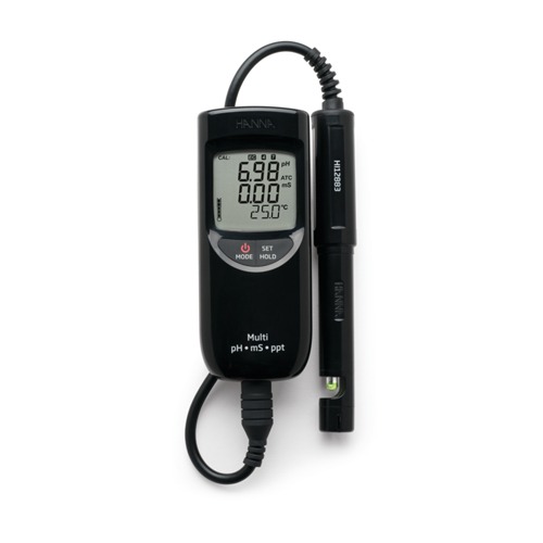 HI 991301 - 휴대용 pH/EC/TDS 측정기 (mS/cm)